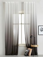 Ombre sheer curtains