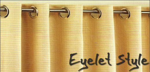 Eyelet curtain information